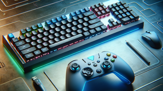 "Keyboard nirkabel Logitech untuk gaming dengan desain ergonomis dan responsif, ideal untuk pengalaman bermain game yang maksimal."