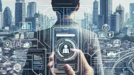 "Jakarta launches integrated digital driver's license service via government application, showcasing a user-friendly interface and streamlined processes for residents."