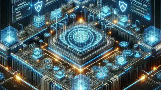 "Platform pemantauan keamanan API real-time yang menampilkan antarmuka pengguna intuitif, menganalisis data untuk melindungi infrastruktur digital modern dari ancaman siber."