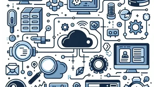 "Ilustrasi alat pemantauan performa untuk database NoSQL, menampilkan grafik dan dashboard analitik, sesuai dengan artikel 'Panduan Lengkap Alat untuk Pemantauan Performa Database NoSQL: Strategi dan Solusi Terbaik'."
